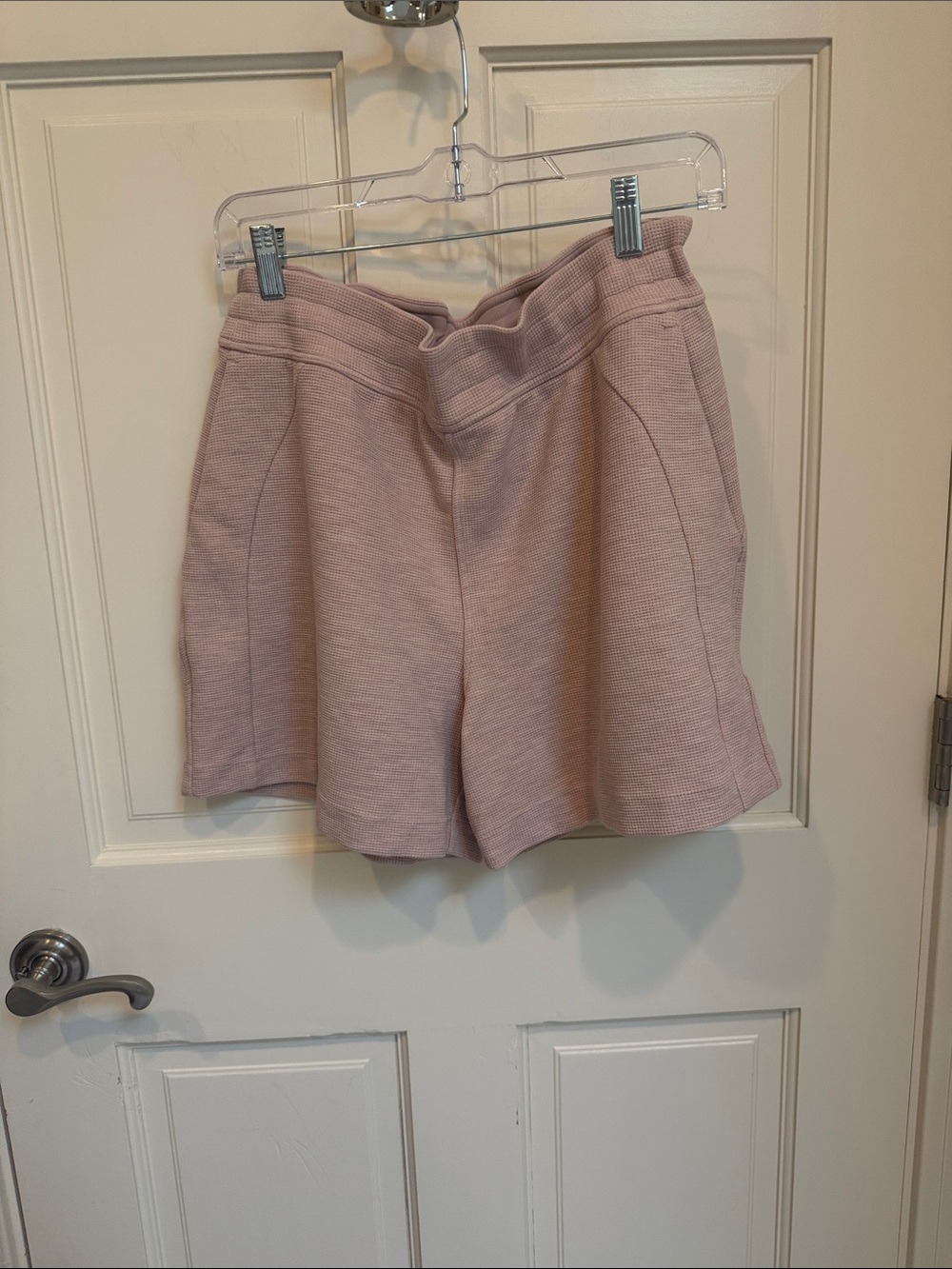 lululemon athletica Blush Pink Soft-Knit High-Rise Shorts